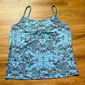 Floral Lace Printed Tank Top